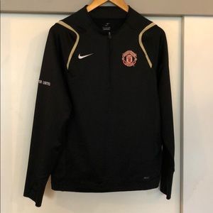 Manchester United training top with quarter zip
